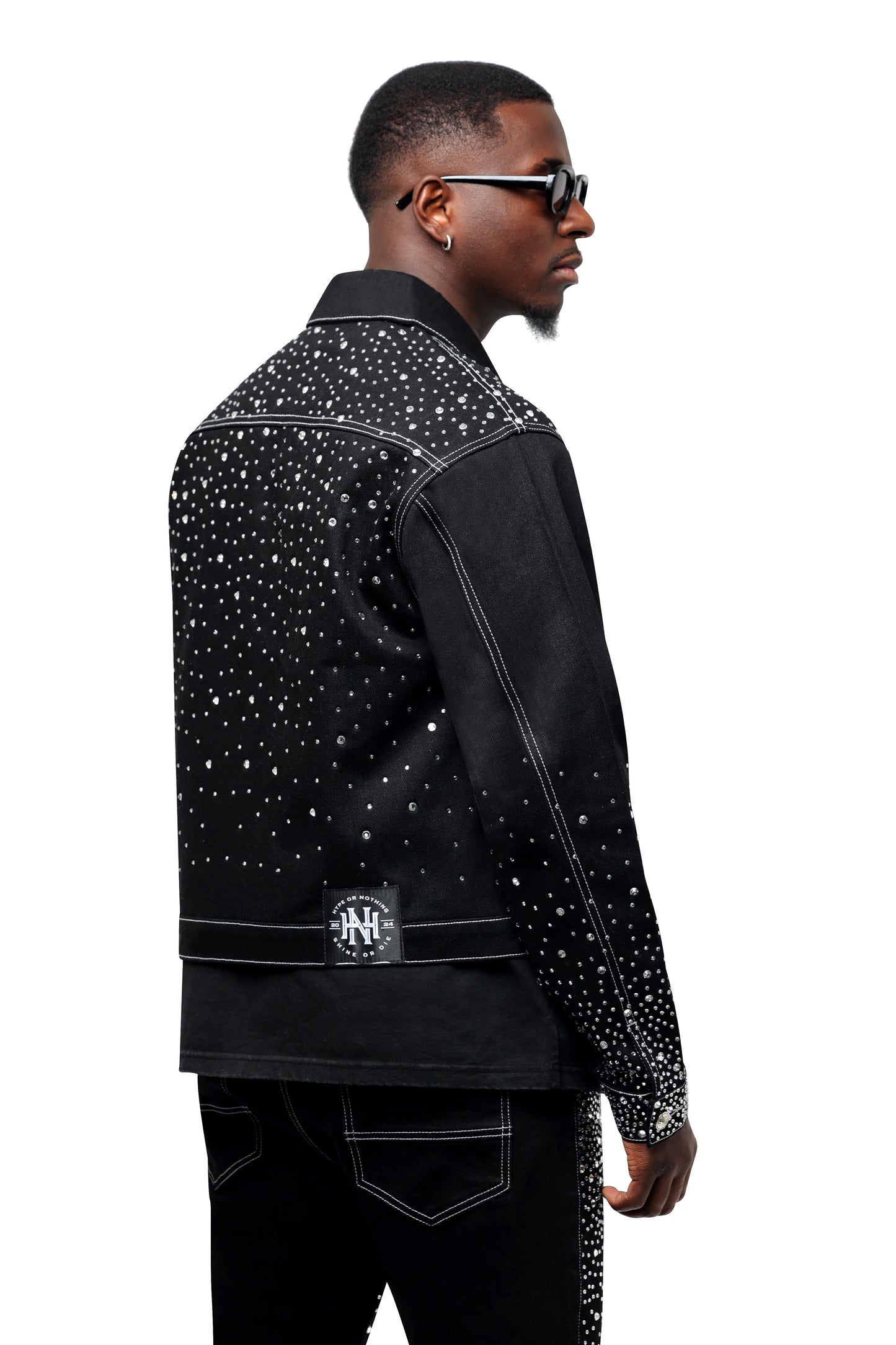 Shiny " rockstar " jacket